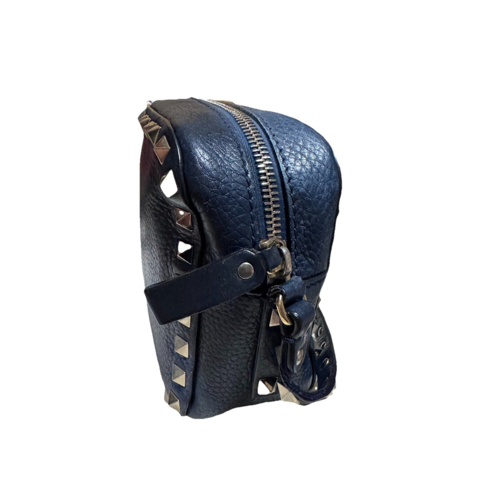 Valentino Rockstud Gold Hardware Crossbody Blue - Picture 4 of 16
